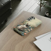 Siamese Cat on a Misty Morning Tough Cell Phone Case| iPhone, Samsung Galaxy and Google Pixel Devices |Glossy or Matte Options