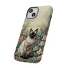 Siamese Cat on a Misty Morning Tough Cell Phone Case| iPhone, Samsung Galaxy and Google Pixel Devices |Glossy or Matte Options