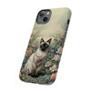 Siamese Cat on a Misty Morning Tough Cell Phone Case| iPhone, Samsung Galaxy and Google Pixel Devices |Glossy or Matte Options