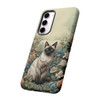 Siamese Cat on a Misty Morning Tough Cell Phone Case| iPhone, Samsung Galaxy and Google Pixel Devices |Glossy or Matte Options