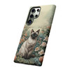 Siamese Cat on a Misty Morning Tough Cell Phone Case| iPhone, Samsung Galaxy and Google Pixel Devices |Glossy or Matte Options