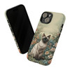 Siamese Cat on a Misty Morning Tough Cell Phone Case| iPhone, Samsung Galaxy and Google Pixel Devices |Glossy or Matte Options