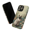 Siamese Cat on a Misty Morning Tough Cell Phone Case| iPhone, Samsung Galaxy and Google Pixel Devices |Glossy or Matte Options