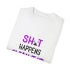 Nostalgic 90's Shirt | Sh*t Happens. Clean it Up| Comfort Colors| Unisex Garment-Dyed T-shirt| 90's Child Nostalgic Tees