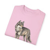 Vintage Retro 90s Wolf T Shirt| Hand-Drawn Design| 90's Nostalgia Tee| Comfort Colors| Unisex Garment-Dyed T-shirt