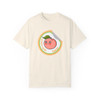 Peaches Scratch and Sniff Sticker T Shirt| 90's Nostalgia Tee| Comfort Colors| Unisex Garment-Dyed T-shirt