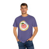 Peaches Scratch and Sniff Sticker T Shirt| 90's Nostalgia Tee| Comfort Colors| Unisex Garment-Dyed T-shirt