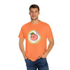 Peaches Scratch and Sniff Sticker T Shirt| 90's Nostalgia Tee| Comfort Colors| Unisex Garment-Dyed T-shirt