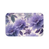 Purple Power Floral Non-Slip Bath Mat| Great for bathroom, kitchen, laundry and even bedside| Beautiful, rich colors