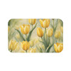 Spring Tulips Non-Slip Bath Mat. Great for bath, kitchen, laundry and even bedside. Beautiful, rich color.