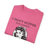 Don't Suffer Enjoy Insanity Design T Shirt| Funny Retro Shirt| Generation X Shirt | Comfort Colors| 80s Tee