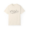 Fish Design T Shirt Hand Drawn, Unisex Retro Tee, Nature Shirt, Cute Tee