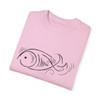 Fish Design T Shirt Hand Drawn, Unisex Retro Tee, Nature Shirt, Cute Tee