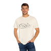 Fish Design T Shirt Hand Drawn, Unisex Retro Tee, Nature Shirt, Cute Tee