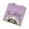 El Jefe The Boss Funny T Shirt| Chihuahua Sombrero| Comfort Colors Unisex Tee| Retro 90s Vintage Design| Large Print| Novelty Shirt 80's Tee