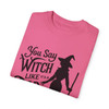 Witch Halloween Garment-Dyed T-shirt| Vintage Style| Comfort Colors Adult Tee| Halloween Shirt| Witch Tee| Halloween Gift Idea