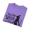 Witch Halloween Garment-Dyed T-shirt| Vintage Style| Comfort Colors Adult Tee| Halloween Shirt| Witch Tee| Halloween Gift Idea
