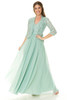 Lenovia 5237C Mother of the Bride Gown With Jacket Sage Green
