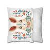 Scandinavian Easter Rabbit Throw Pillow Cover | Easter Holiday| Living Room, Bedroom, Dorm Room Pillows