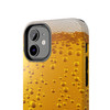 Glass of Beer Pattern Tough Phone Cases, funny iPhone 16 Pro Plus 15 14 13 Pro Max Plus, Samsung S24, gift for dad, fathers day gift
