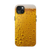 Glass of Beer Pattern Tough Phone Cases, funny iPhone 16 Pro Plus 15 14 13 Pro Max Plus, Samsung S24, gift for dad, fathers day gift