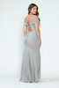 Lenovia 5317A Fitted Techno Crepe Bridesmaids Dress