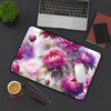 Peonies  in Purple and Fuchsia Desk Mat, Mousepad, Gaming Mat. Three sizes. Great for office gift!