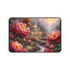 Red Peonies in the  Fog Desk Mat Mousepad. Whether protecting your desk or gaming, this beautiful mat does the job.