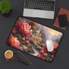 Red Peonies in the  Fog Desk Mat Mousepad. Whether protecting your desk or gaming, this beautiful mat does the job.