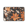 Abstract Fall Floral Design Desk Mat| Orange and Black| Three Sizes| Mousepad Desk Protector