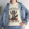 Funny Raccoon Shirt, 'Surviving Purely Out of Spite', Gift for Raccoon Lovers, Sassy Humor Tee, Birthday Gift, Casual Wear, Fathers Day
