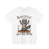 Funny Raccoon Shirt, 'Surviving Purely Out of Spite', Gift for Raccoon Lovers, Sassy Humor Tee, Birthday Gift, Casual Wear, Fathers Day