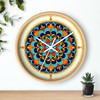 Elegant Mandala Wall Clock - Bohemian Home Decor, Colorful Clock for Living Room, Unique Gift for Housewarming, Timeless Art Piece