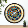 Elegant Mandala Wall Clock - Bohemian Home Decor, Colorful Clock for Living Room, Unique Gift for Housewarming, Timeless Art Piece