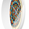 Elegant Mandala Wall Clock - Bohemian Home Decor, Colorful Clock for Living Room, Unique Gift for Housewarming, Timeless Art Piece