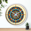 Elegant Mandala Wall Clock - Bohemian Home Decor, Colorful Clock for Living Room, Unique Gift for Housewarming, Timeless Art Piece