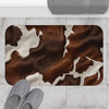 Cowhide Bath Mat, Rustic Décor, Farmhouse Bathroom, Country Home, Gift Idea