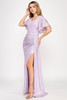Lenovia 5329 Foil Fabric Bridesmaids or Formal Evening Dress