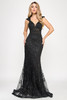 Lenovia 8350 Embroidered Mesh Mermaid Style Formal Gown