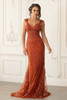 Lenovia 8350 Embroidered Mesh Mermaid Style Formal Gown