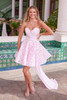 Nox Anabel 1017-JQ Sweetheart Floral Big Bow Back Wedding Dress