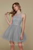 Nox Anabel B 652 Short Halter Style Tulle Party or Prom Dress