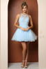 Nox Anabel B 652 Short Halter Style Tulle Party or Prom Dress