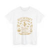 Bitchcraft Unisex Heavy Cotton Tee, Funny Witch Tee, Halloween Shirt, Gift for Witches, Witchcraft Humor, Casual Wear, FB