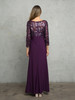 Eva Fashion 3453 Sequined Lace Mother's Formal Gown
