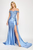 Lenovia 8397 Formal Stretch Satin Prom or Evening Gown