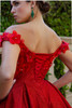 Cinderella Couture 5120J Short 3D Flower Party or Homecoming Dress
