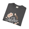 Mother of the Bride T-Shirt, Unisex Floral Tee, Bridal Party Gift, Wedding Celebration Apparel, Eco-Friendly Garment-Dyed Shirt