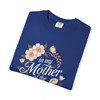 Mother of the Bride T-Shirt, Unisex Floral Tee, Bridal Party Gift, Wedding Celebration Apparel, Eco-Friendly Garment-Dyed Shirt