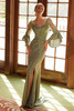 Nox Anabel 129MD Mother of the Bride Embroidered Shimmer Gown